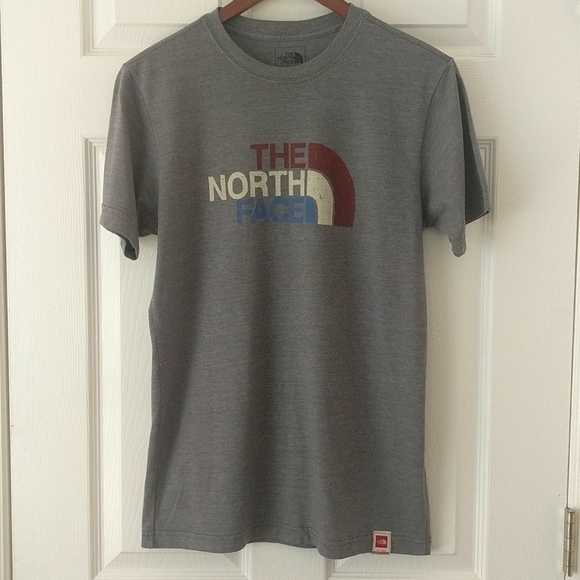 slim fit north face t shirt
